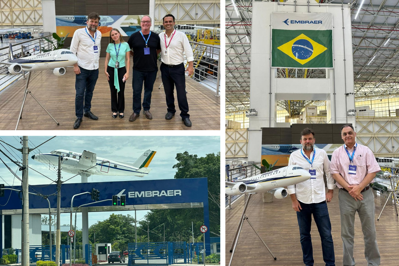Coester Group Directors Conduct a Technical Visit to Embraer